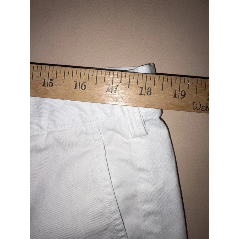 Polo Ralph Lauren Stretch Classic Fit White Khaki Chino Shorts 38 Navy Pony 9